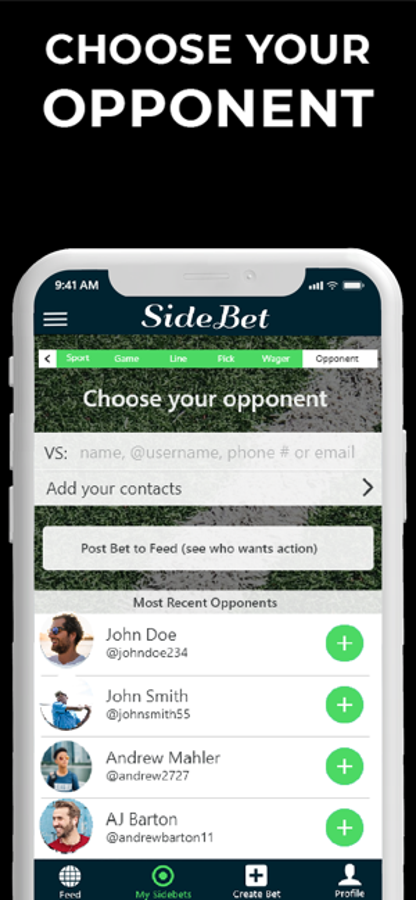 Side bet app